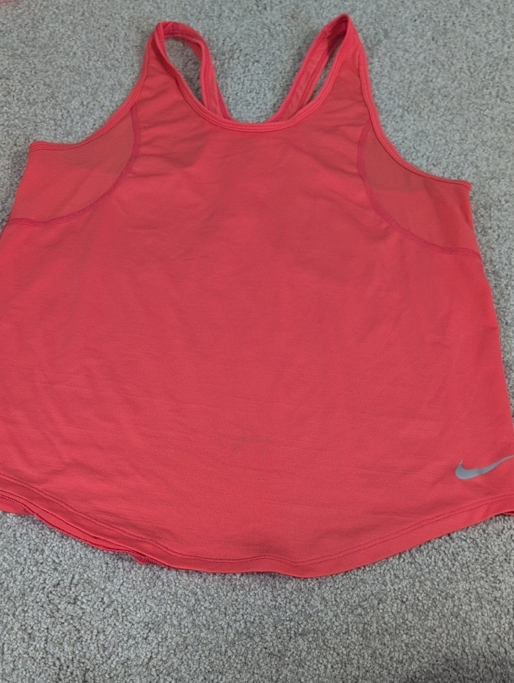 Nike Coral-Pink Racerback Training Tank